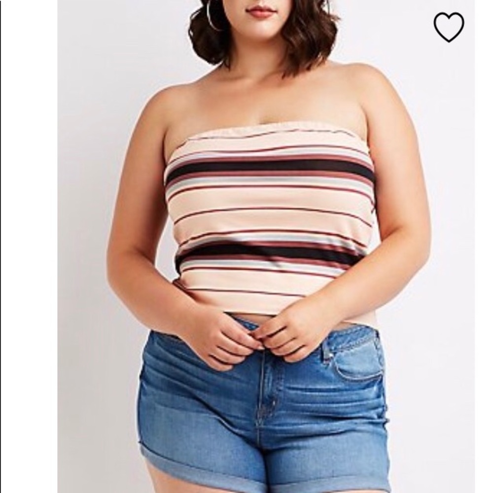 🔥FLASH SALE🔥🔥🔥🔥Stripped tube top xxl size🔥🔥